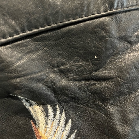 Harley Davidson Motorcycle Britany Leather Collection Vest Size 50 - Picture 12 of 15